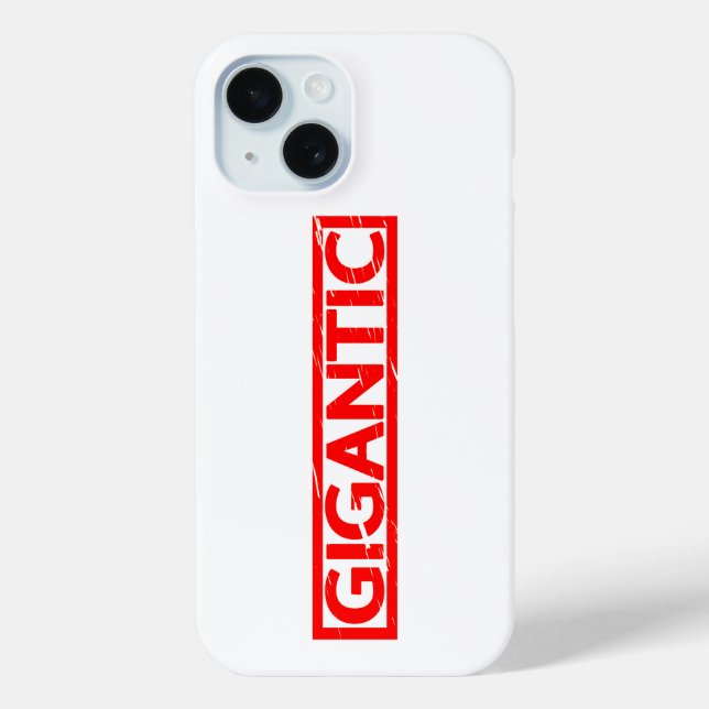 Coques Case-Mate iPhone Timbre gigantesque (Verso)