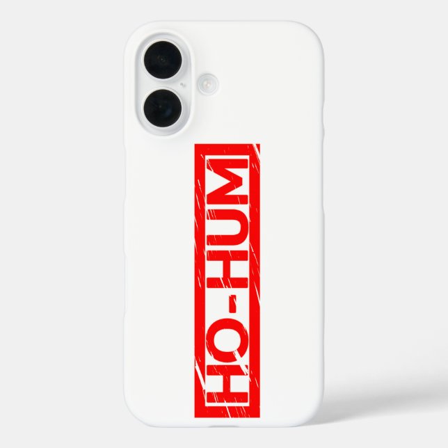 Coques Case-Mate iPhone Timbre Ho-Hum (Verso)