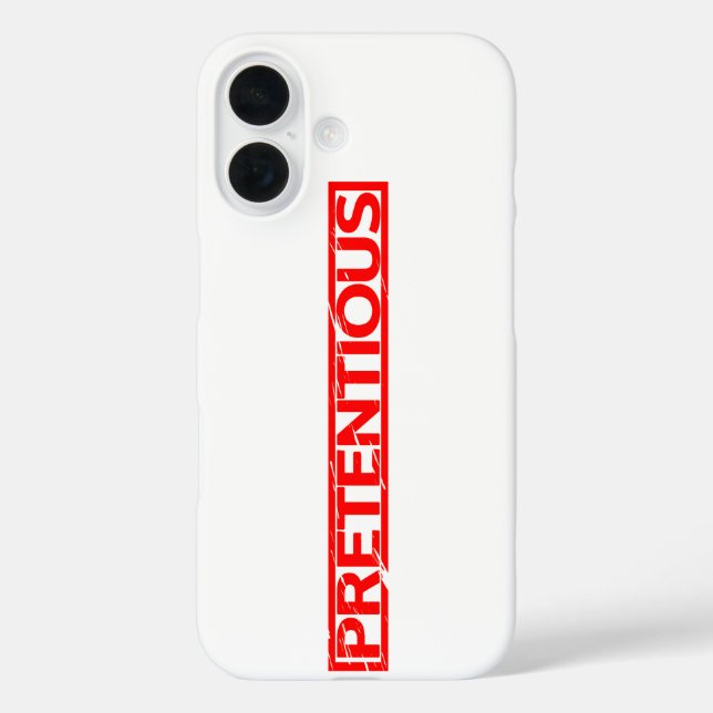 Coques Case-Mate iPhone Timbre prétentieux (Verso)