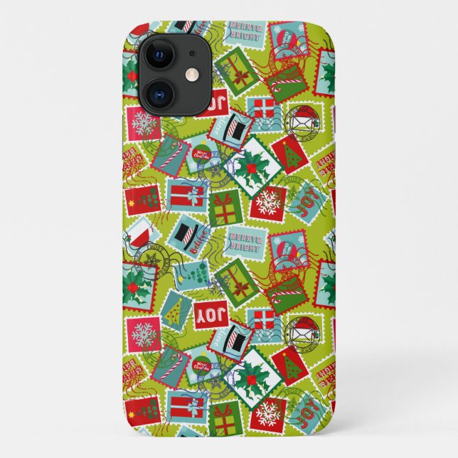 Coques Case-Mate iPhone Timbres de Noël l Noël (Dos)