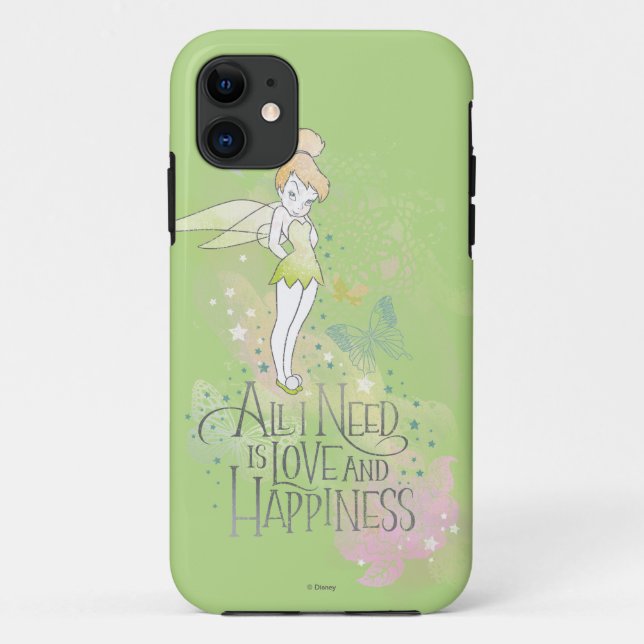 Coques Case-Mate iPhone Tinker Bell Amour Et Bonheur (Dos)