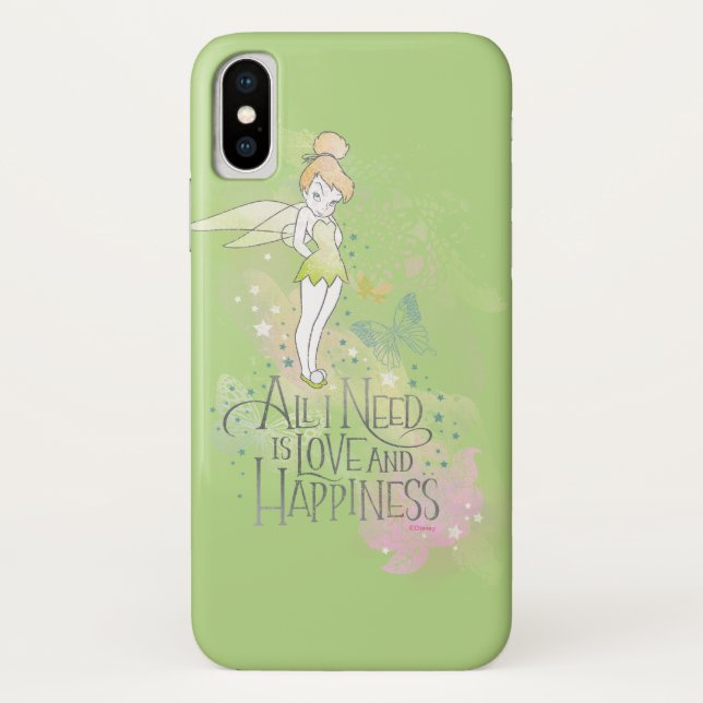 Coques Case-Mate iPhone Tinker Bell Amour Et Bonheur (Dos)