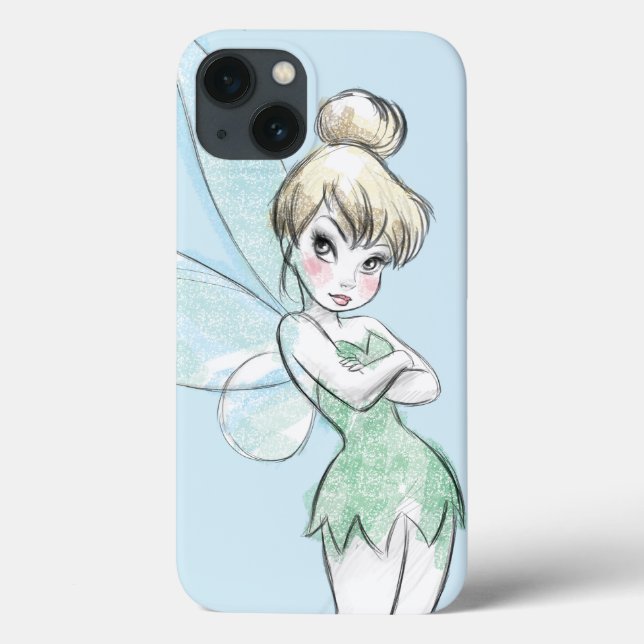 Coques Case-Mate iPhone Tinker Bell | Armoiries pastel croisées (Verso)