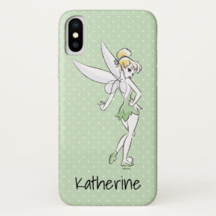 Coque iPhone X Tinker Bell   Joli petit pixie   Votre nom