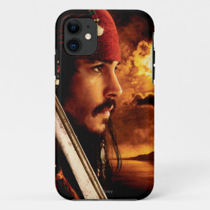 Coques Pour iPhone Tir de face latéral Jack Sparrow