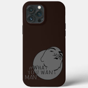 Case-Mate iPhone Case Tir de Mug gris brun Hashtag Yo Man What You Wan