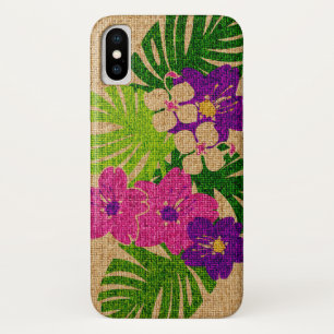 Case-Mate iPhone Case Tissu d'herbe de Faux de jardin de Limahuli dans