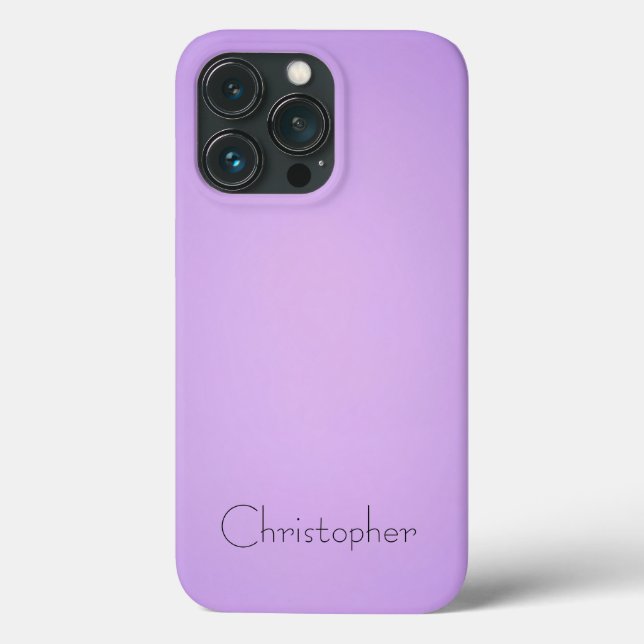 Coques Case-Mate iPhone Titane Lumière violet acier inoxydable Impression (Verso)