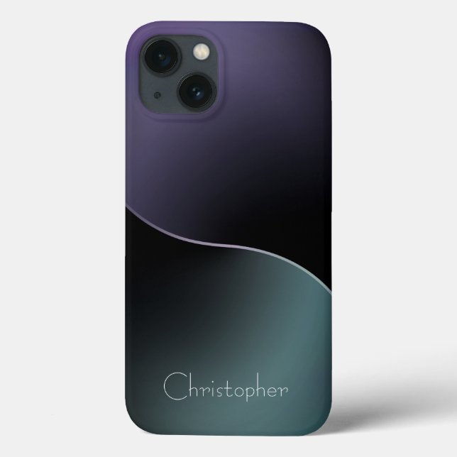 Coques Case-Mate iPhone Titane noir acier inoxydable Imprimer iphone 15 (Verso)