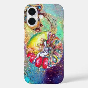 COQUES iPhone 16 TITANIE / PLANTE MAGIQUE EN ÉTIQUETTES D'OR