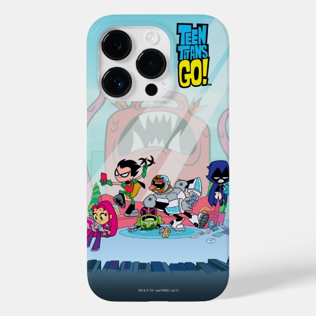 Coques Case-Mate iPhone Titans Ados, allez ! | Approches de monstres entre (Verso)