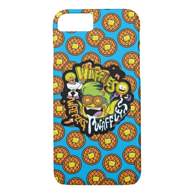 Coques Case-Mate iPhone Titans Ados, allez ! | Beast Boy Waffles (Dos)