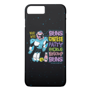 Coque iPhone 8 Plus/7 Plus Titans Ados, allez !   Cyborg Burger Rap