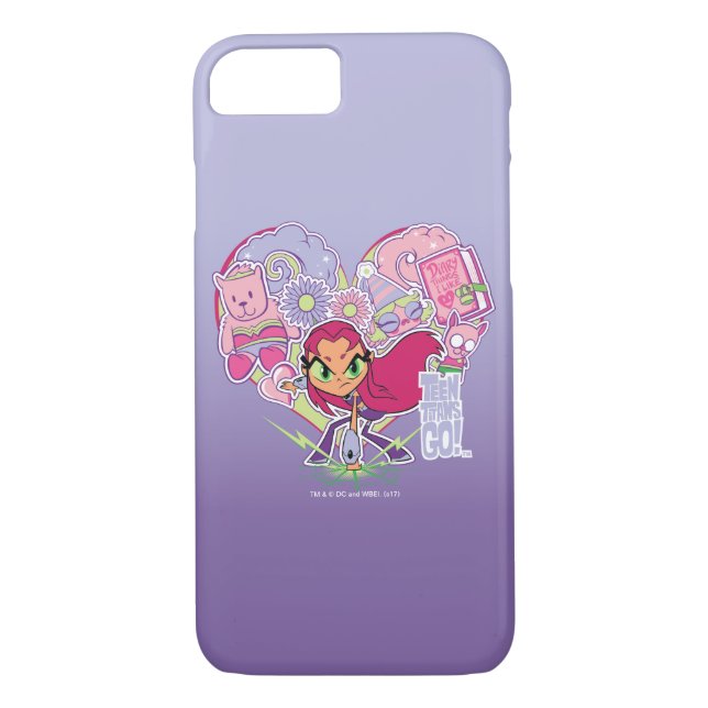Coques Case-Mate iPhone Titans Ados, allez ! | Graphique de pointes cardia (Dos)