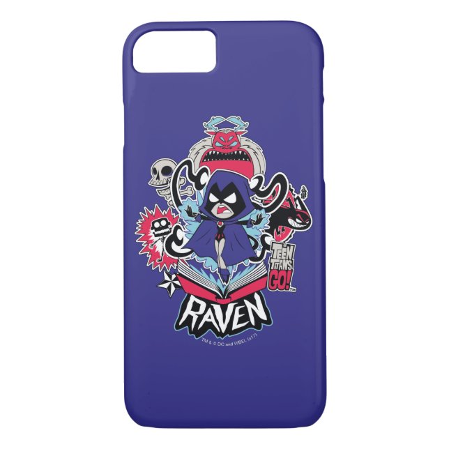 Coques Case-Mate iPhone Titans Ados, allez ! | Raven puissance démoniaque  (Dos)