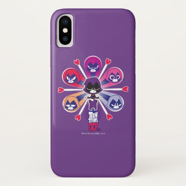 Coques Case-Mate iPhone Titans Ados, partez ! | Emoticlones de Raven (Dos)