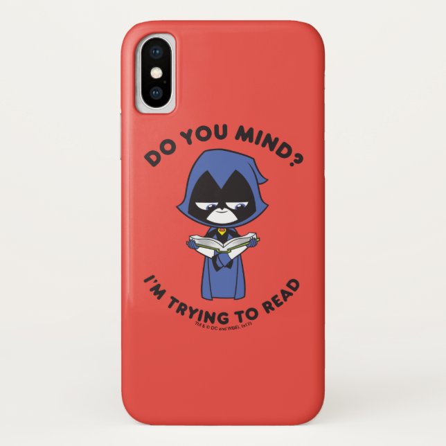 Coques Case-Mate iPhone Titans Ados, partez ! | Raven "J'essaie de lire" (Dos)