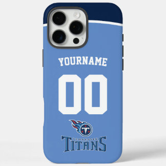 Coques iPhone 16 Pro Max Titans personnalisés Jersey Football américain