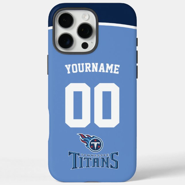 Coques Case-Mate iPhone Titans personnalisés Jersey Football américain (Verso)