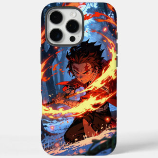 Coques iPhone 16 Pro Max Title:  Demon Slayer Phone Case: Tanjiro Hinokami 