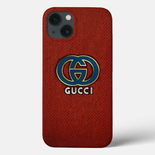 Coques Case-Mate iPhone **Titre :** iPhone 13 Red Gucci Back Cover (Verso)
