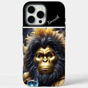 Coques iPhone 16 Pro Max Toast cosmique de Golden Ape