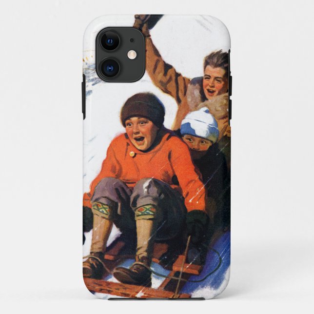 Coques Case-Mate iPhone Tobagganing (Dos)