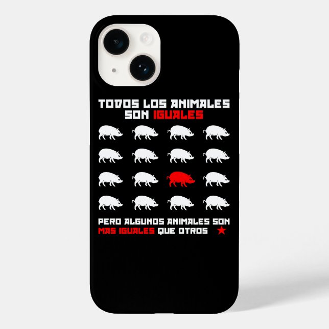 Coques Case-Mate iPhone Todos los animaux son iguales 2 (Verso)