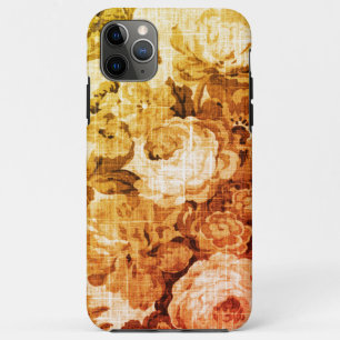 Case-Mate iPhone Case Toile Florale Vintage en or profond