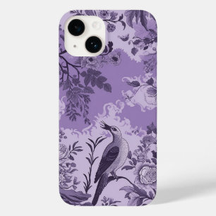 Coque Pour iPhone 14 Toile violet vintage