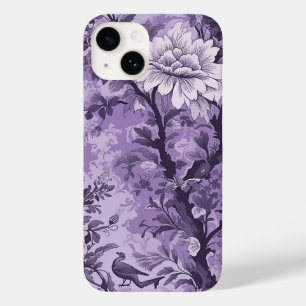Coque Pour iPhone 14 Toile violet vintage