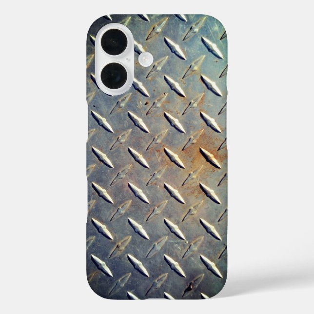 Coques Case-Mate iPhone Tôle d'acier diamantée robuste graphique (Verso)