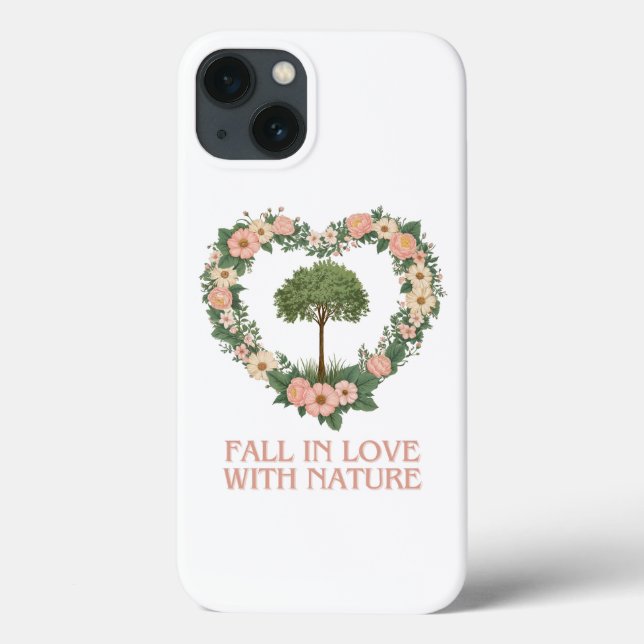 Coques Case-Mate iPhone Tomber amoureux de la nature (Verso)