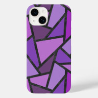 Tons de vitrail violet motif