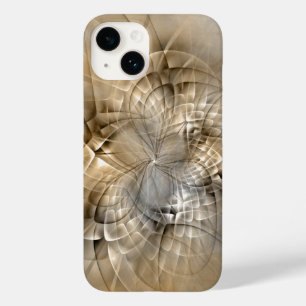 Coque Pour iPhone 14 Tons Terre Abstrait Art fractal moderne Texture