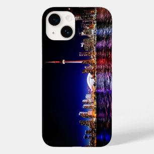 Coque Pour iPhone 14 Toronto Skyline après le coucher du soleil