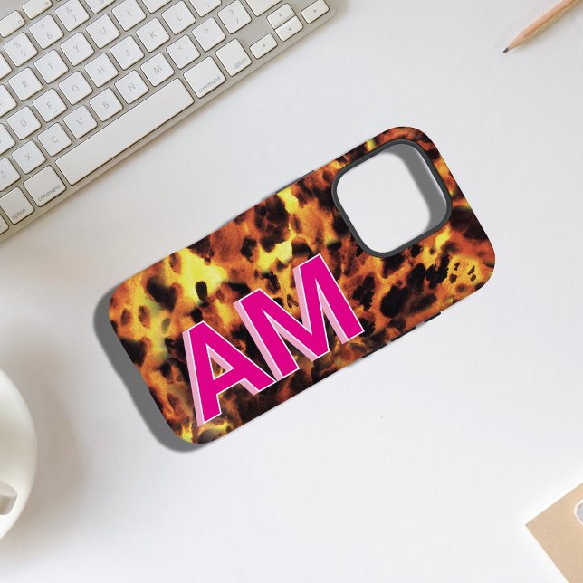 Coques Case-Mate iPhone Tortoiseshell rose tendance (Créateur téléchargé)