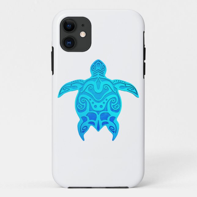 Coques Case-Mate iPhone Tortue bleue (Dos)