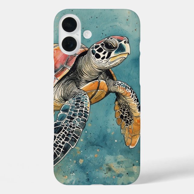 Coques Case-Mate iPhone Tortue de mer (Verso)