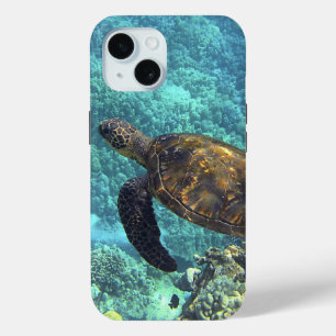 Coque Pour iPhone 15 tortue de mer