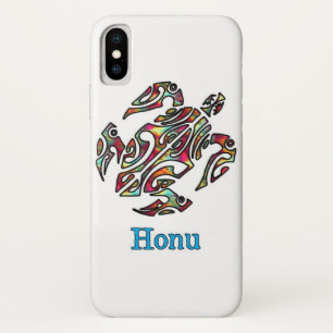 Case-Mate iPhone Case Tortue de mer hawaïenne de la tribu Arc-en-ciel