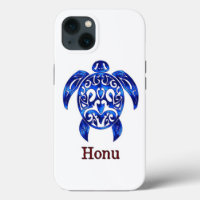 Tortue de mer Hawaïenne de la tribu bleu océanique