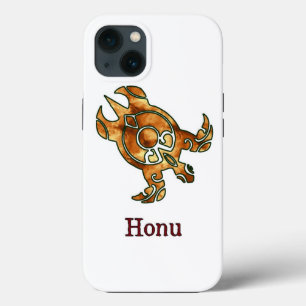 Case-Mate iPhone Case Tortue de mer Tribale d'or en blanc