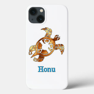 Case-Mate iPhone Case Tortue de mer tribale hawaïenne en or
