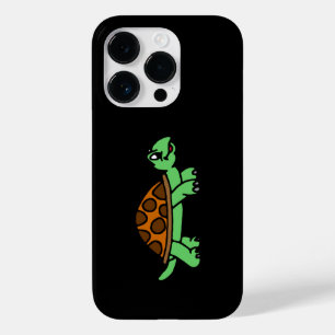 Coque Pour iPhone 14 Pro Tortue drôle