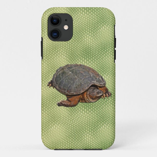 Coques Case-Mate iPhone Tortue serpentine Terrapin-lover Cadeau (Dos)