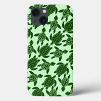 Tortue verte jolie Motif animale