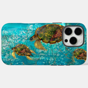 Coques iPhone 16 Pro Max Tortues Glissant_Mer de Verre