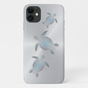 Case-Mate iPhone Case Tortues marines argentées