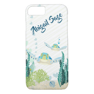Case-Mate iPhone Case Tortues marines personnalisées et coeur Ocean Beac